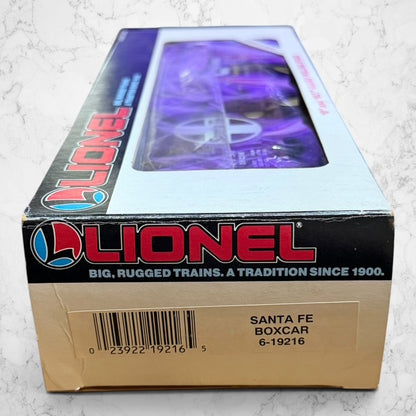 #1383 Lionel O/O27 Santa Fe “Super Shock Control” Boxcar #19216 – No. 6-19216
