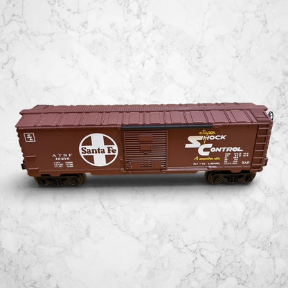 #1383 Lionel O/O27 Santa Fe “Super Shock Control” Boxcar #19216 – No. 6-19216