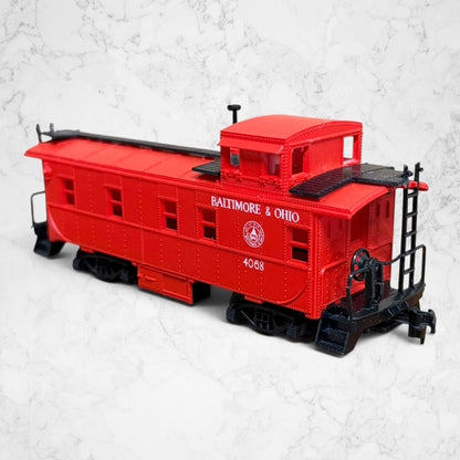#1447 Parkway P113 HO Scale Baltimore & Ohio B&O Caboose #4068 Vintage Boxed