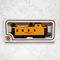 #1448 Bachmann HO Scale Union Pacific Caboose #207 Yellow Vintage Boxed