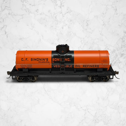 #1484 Bachmann 17847 HO C.F. Simonin’s Sons 40' Tank Car SHPX 20000