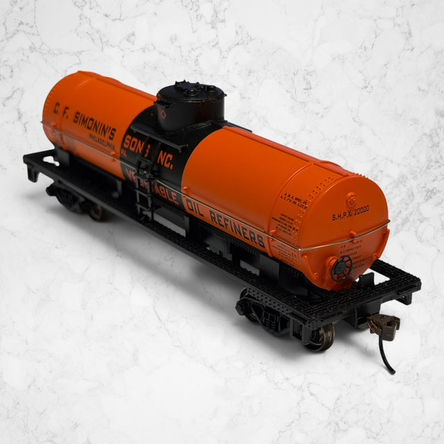 #1484 Bachmann 17847 HO C.F. Simonin’s Sons 40' Tank Car SHPX 20000