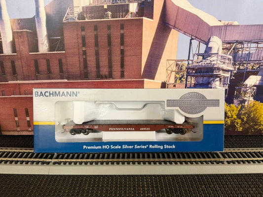 #1533 Bachmann 17314 HO Pennsylvania #469530 52' Flatcar