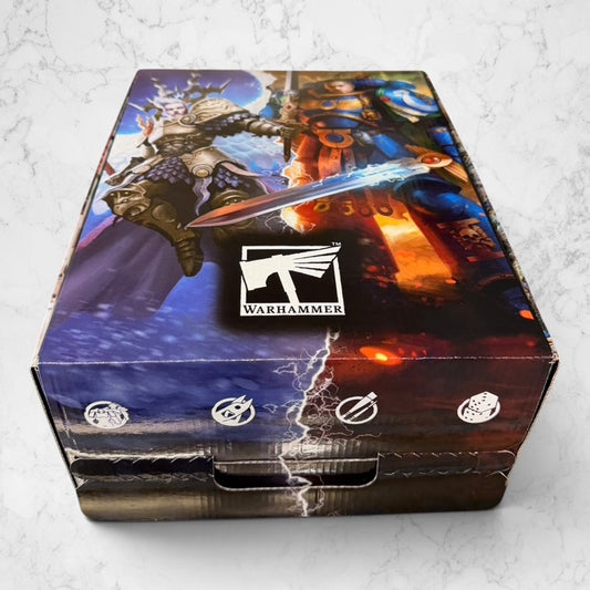 Games Workshop Warhammer 40K & Age of Sigmar Starter Bundle – Introductory Set, Redemptor Dreadnought, Paint Set & Guide
