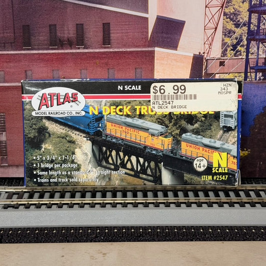 ATL2547 N Scale Deck Truss Bridge