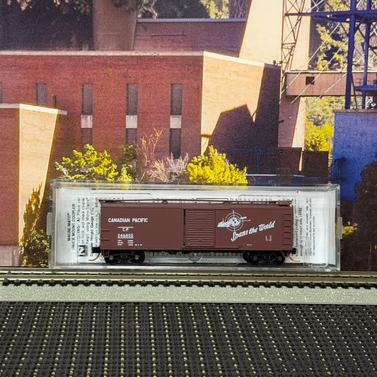 #1598 Micro-Trains N Scale Canadian Pacific 40' Steel Boxcar – CP #246805