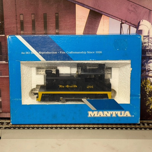 #1600 Mantua HO Scale Denver & Rio Grande Davenport Diesel Switcher #291