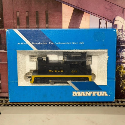 #1600 Mantua HO Scale Denver & Rio Grande Davenport Diesel Switcher #291
