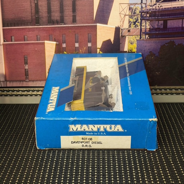 #1600 Mantua HO Scale Denver & Rio Grande Davenport Diesel Switcher #291
