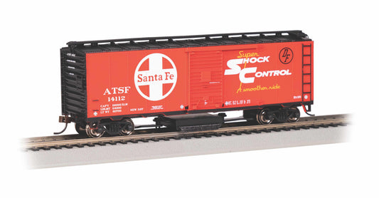 BAC16324 (HO) Santa Fe #14112 Track Cleaning 40' Boxcar – (NIB)