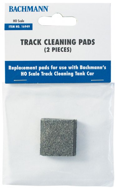 BAC16949 HO Scale Track Cleaning Replacement Pads – 2-Pack