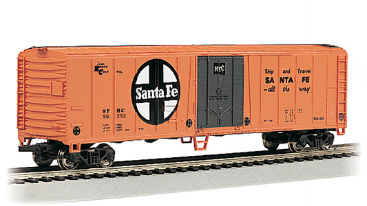 BAC17907 (HO) Scale Santa Fe #56252 50' Steel Reefer – Orange – (NIB)