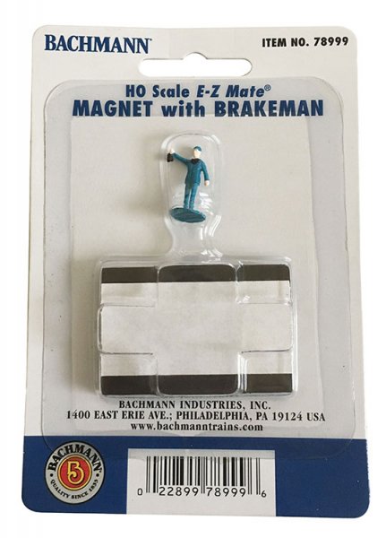 BAC78999 (HO) Scale E-Z Mate® Magnet with Brakeman – Under-Track Uncoupling Magnet