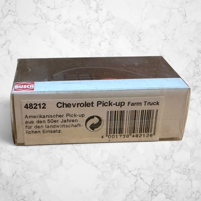 #1411 Busch 48212 1:87 HO 1950 Chevrolet Pickup – James W. Brown Fruits & Vegetables
