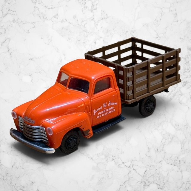 #1411 Busch 48212 1:87 HO 1950 Chevrolet Pickup – James W. Brown Fruits & Vegetables