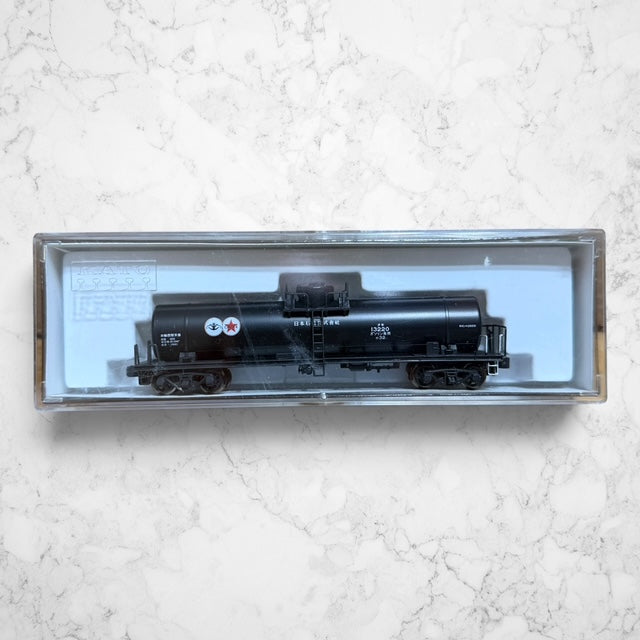 #1403 KATO 8008-6 N Scale Taki 3000 Nippon Oil Black Tank Car #13220