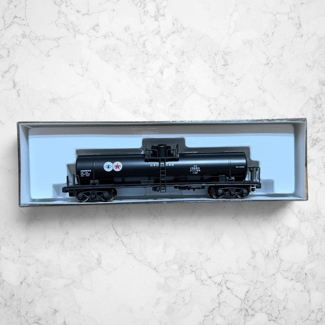 #1403 KATO 8008-6 N Scale Taki 3000 Nippon Oil Black Tank Car #13220