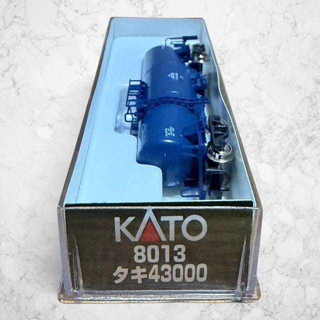 #1404 KATO 8013 N Scale Taki 43000 Blue Tank Car #43135
