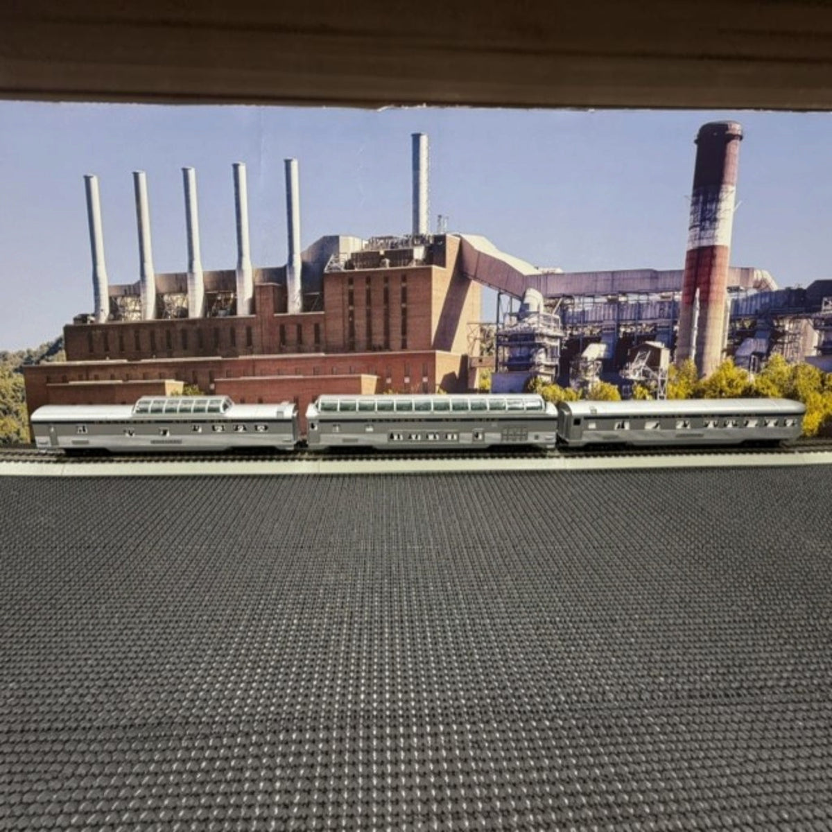 #1621 Life-Like HO Scale Baltimore & Ohio 3-Car Lighted Passenger Set