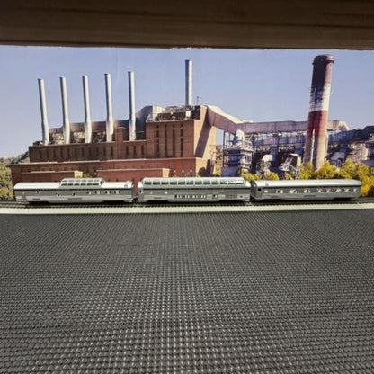 #1621 Life-Like HO Scale Baltimore & Ohio 3-Car Lighted Passenger Set