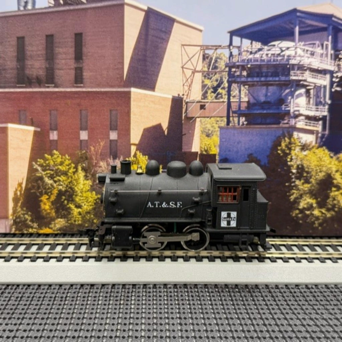 #1622 Life-Like HO Scale Santa Fe Dockside 0-4-0T Steam Locomotive