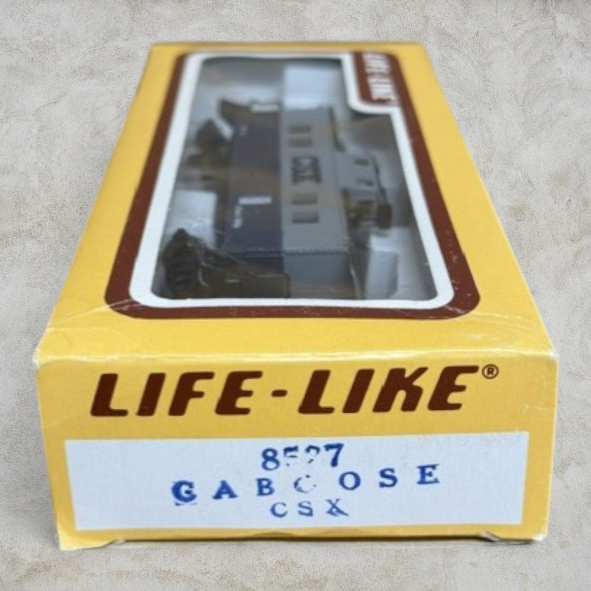 #1454 Life-Like HO Scale CSX Caboose Blue Gray #8527 Vintage Original Box