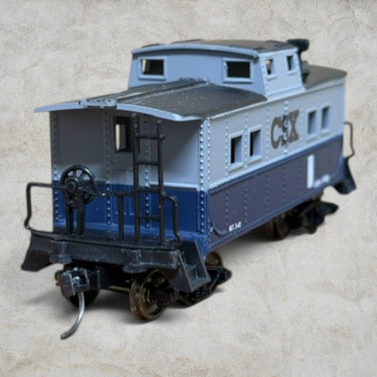 #1454 Life-Like HO Scale CSX Caboose Blue Gray #8527 Vintage Original Box