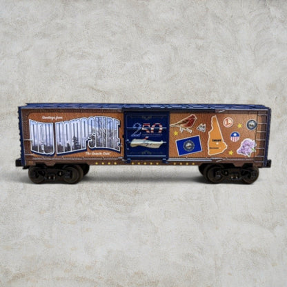 #1343 Lionel O Gauge New Hampshire America 250th Anniversary Boxcar – The Granite State – Original Box