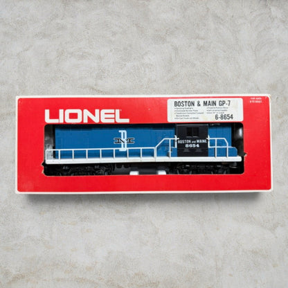 #1359 Lionel O Gauge Boston & Maine GP-7 Diesel Locomotive #8654 – Powered Engine – Item No. 6-8654 – Original Box