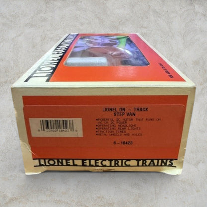 #1446 Lionel 6-18423 O Gauge On-Track Step Van Track Testing Equipment Boxed