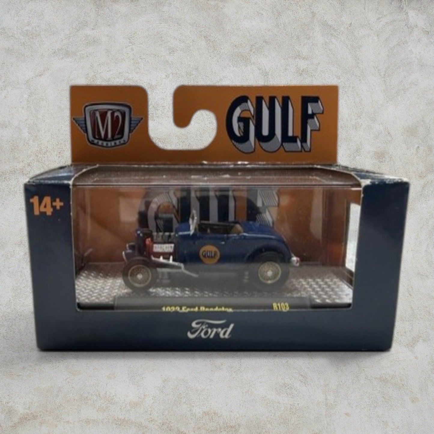 #1178 M2 Machines 1932 Ford Roadster Gulf Edition R103 Auto-Thentics 1:64 Die-Cast – Factory Sealed