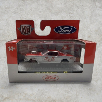 #1175 M2 Machines 1966 Ford Mustang Gasser R105 Ford Edition 1:64 Die-Cast – Factory Sealed