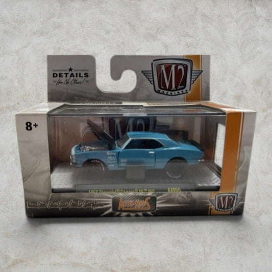 #1177 M2 Machines Auto-Meets 1968 Chevrolet Camaro SS 350 AM06 1:64 Die-Cast – Opening Hood & Doors – Factory Sealed