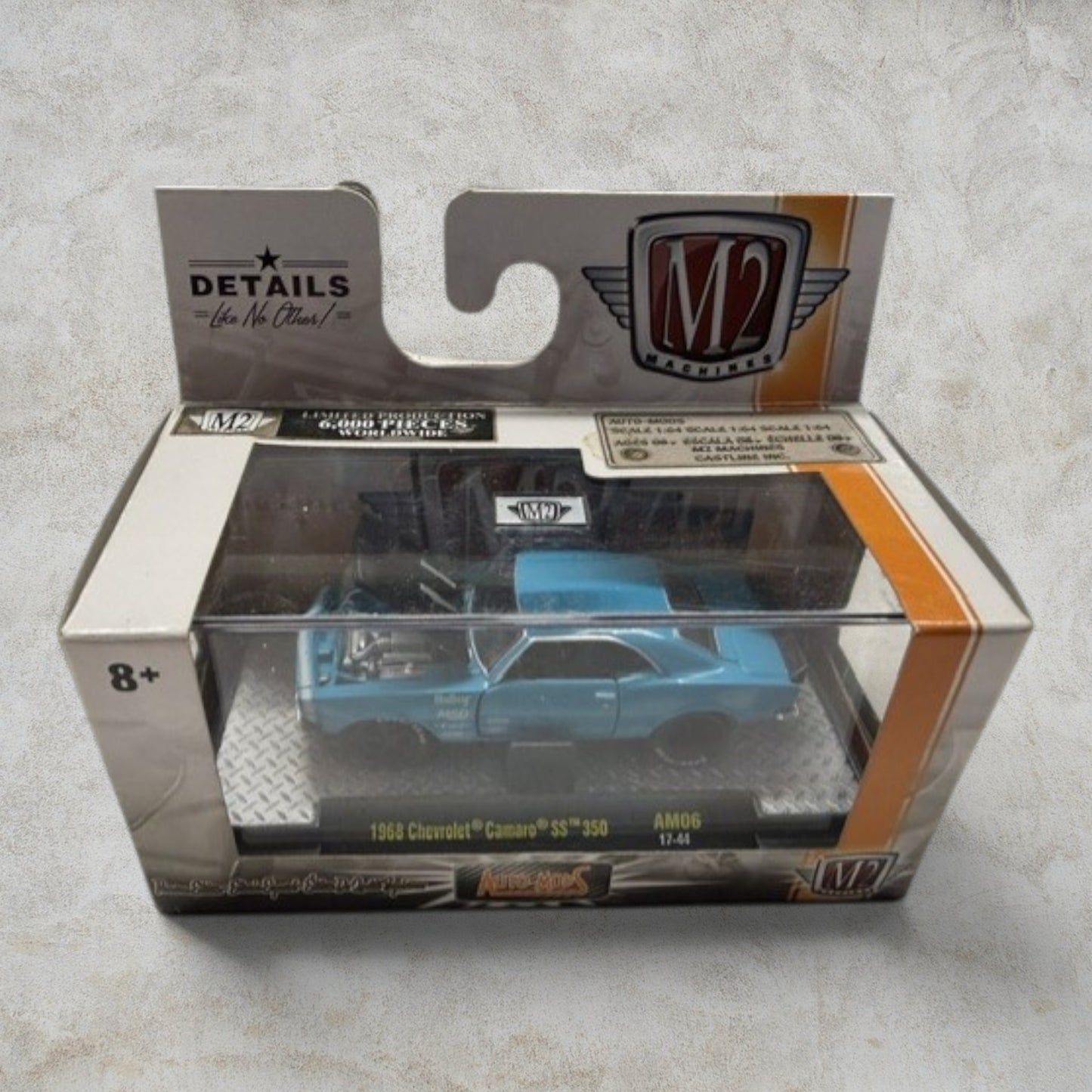 #1177 M2 Machines Auto-Meets 1968 Chevrolet Camaro SS 350 AM06 1:64 Die-Cast – Opening Hood & Doors – Factory Sealed