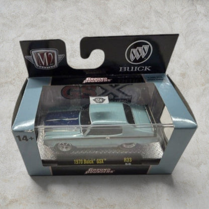 #1176 M2 Machines Ground Pounders 1970 Buick GSX R33 1:64 Die-Cast – Buick Licensed – Factory Sealed