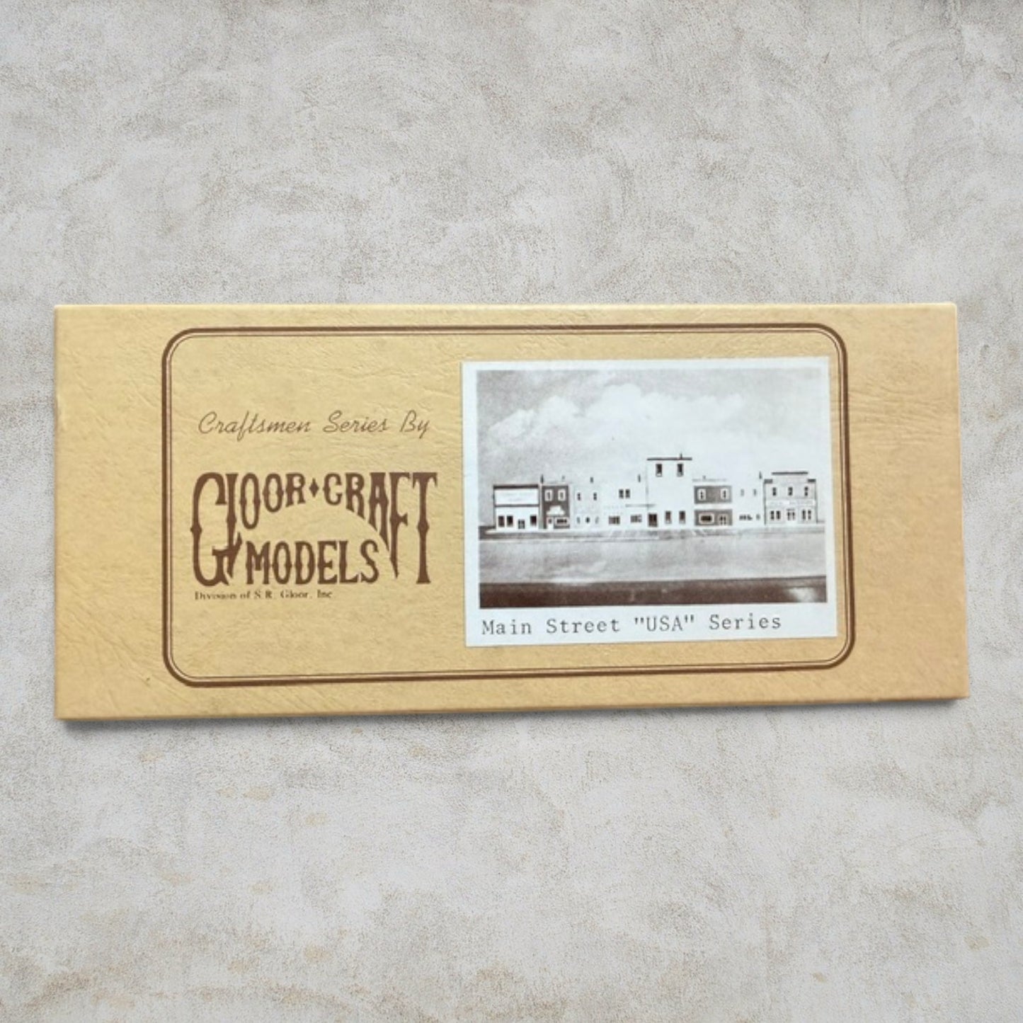 #1369 Gloor Craft Models HO Scale United States Post Office – Kit #441 – Main Street USA Craftsman Wood Kit