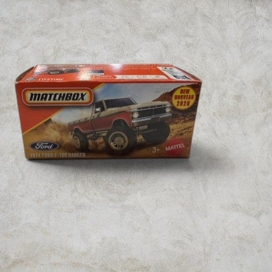 #1171 Matchbox 1974 Ford F-100 Ranger 4x4 Die-Cast Pickup #69/125 – New for 2020 – Factory Sealed