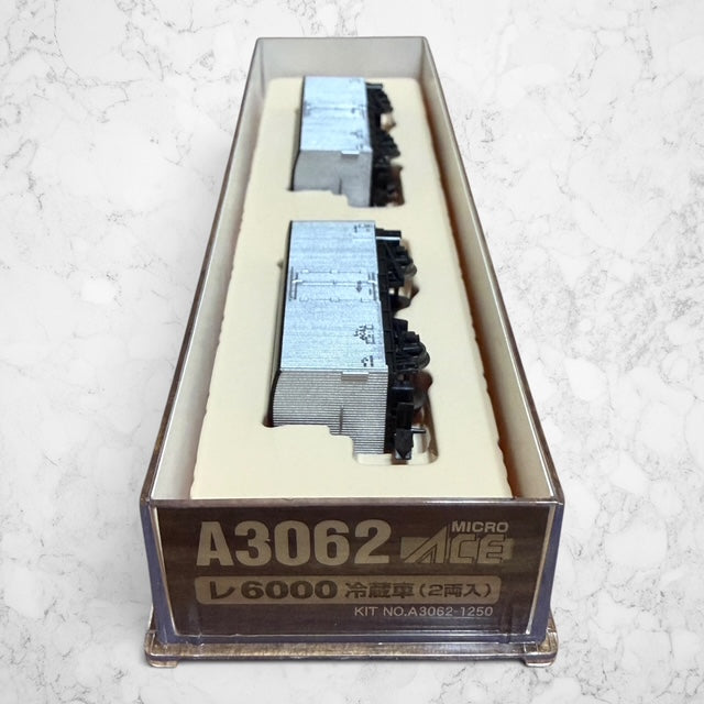 #1396 Micro Ace A3062 N Scale L6000 Refrigerator Car 2-Car Set
