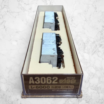 #1396 Micro Ace A3062 N Scale L6000 Refrigerator Car 2-Car Set