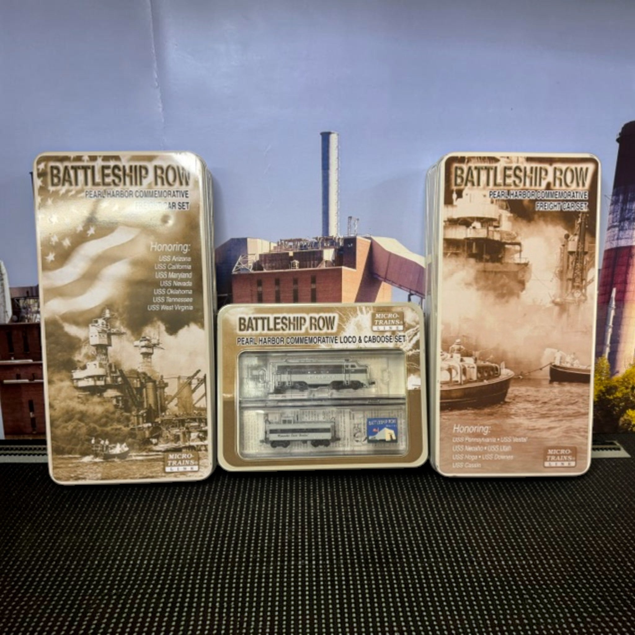 #1557 Micro-Trains Line N Scale Battleship Row – Pearl Harbor Commemor ...