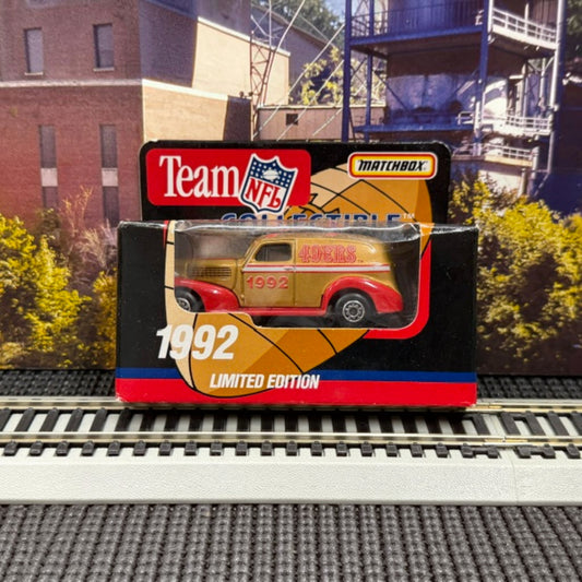#1624 Matchbox 1992 NFL San Francisco 49ers – Limited Edition Diecast Delivery Van