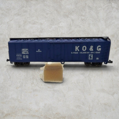 Atlas N Scale 50' Double Door Box Car – Kansas, Oklahoma & Gulf (KO&G) #3001