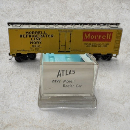 Atlas N Scale Morrell Refrigerator Line Wood Reefer – MORX #9210 – Item No. 2397