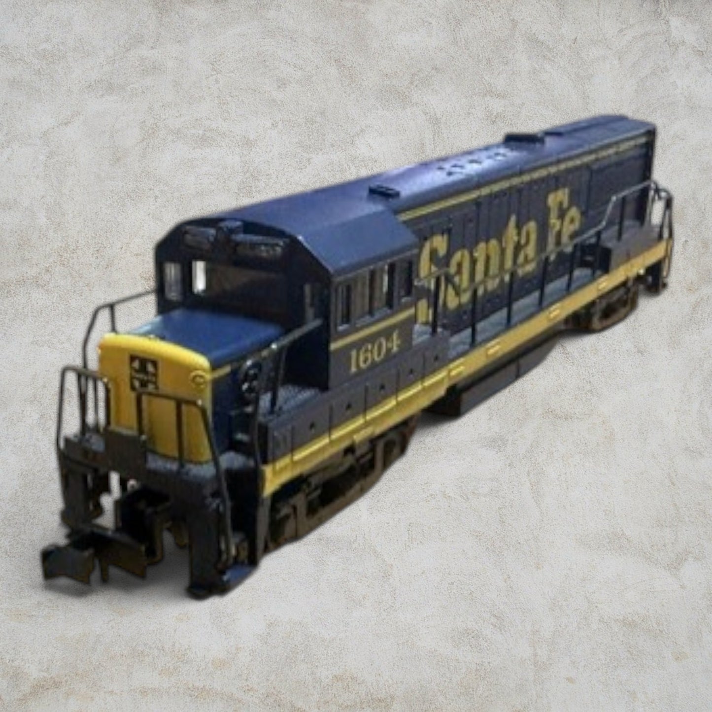 #1319 Atlas N Scale GE U25B Phase II Santa Fe #1604 Diesel Locomotive – Item #4451 – DCC Ready