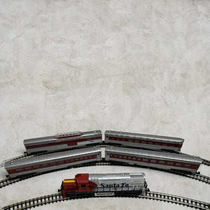 #1234 Model Power "Santa Fe Super Liner" N Scale Limited Edition Train Set