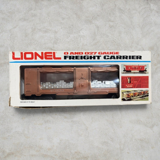 #1282 Lionel 6-7517 Philadelphia Mint Car – O/O27 Gauge Freight Carrier with Simulated Silver Bullion Loads & Original Box