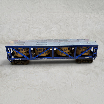 #1279 Lionel 6-9146 Mogen David Wine Barrel Car – O Gauge Rolling Stock w/ Original Box
