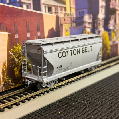 SSW #1677 HO Scale Cotton Belt Covered Hopper