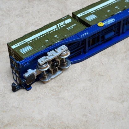#1424 TOMIX 2788 N Scale KOKI 106 Container Wagon w/ 3 Containers – Original Design – Event Exclusive