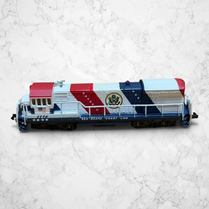 #1394 TOMY 4670 N Scale SCL U36B Spirit of ’76 #1776 Diesel Locomotive